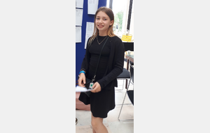 Mlle Legras au Championnat de France des cadets le 7 juin 2025